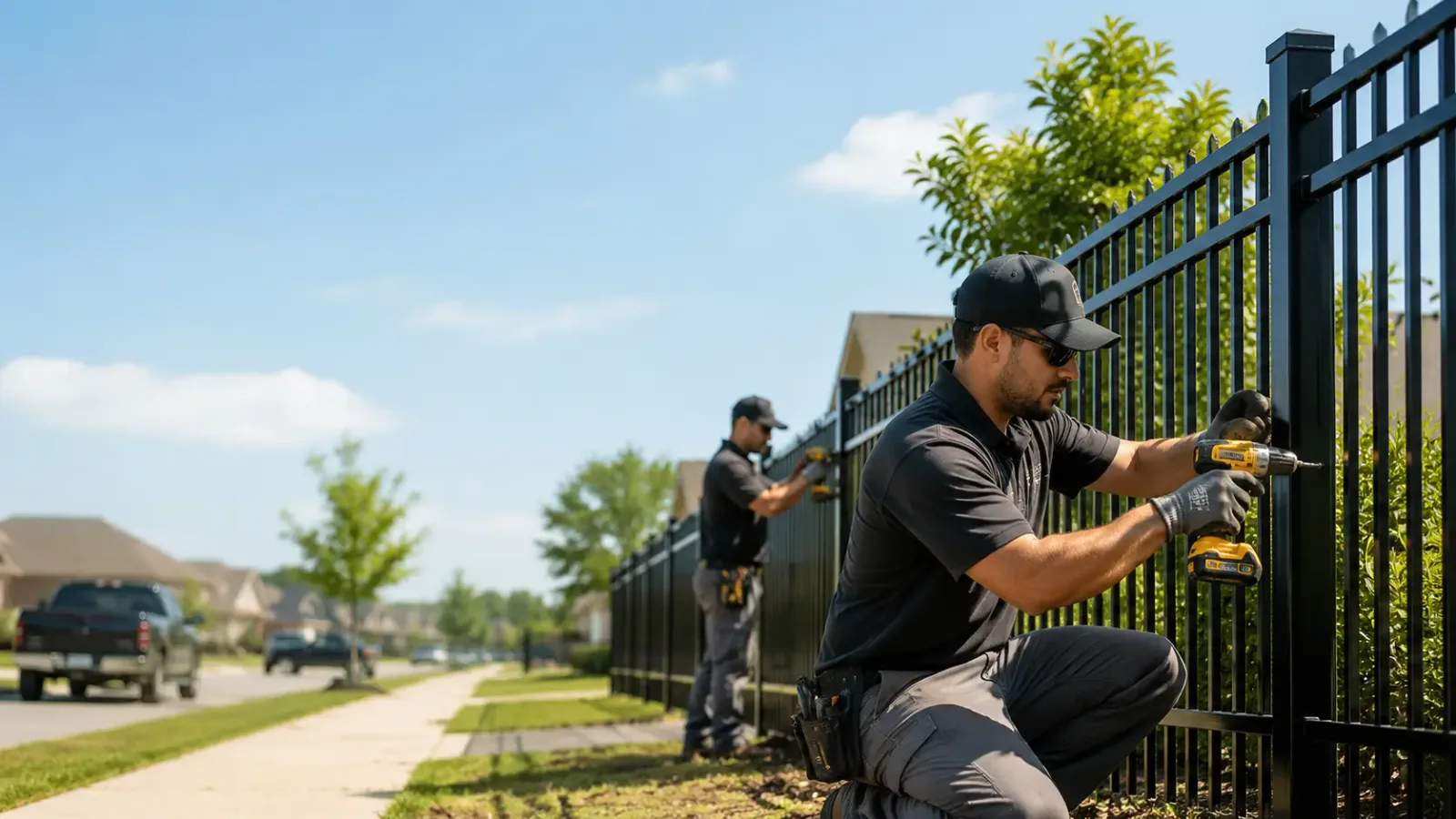 Metal Fence Installation in Voltaire, ND